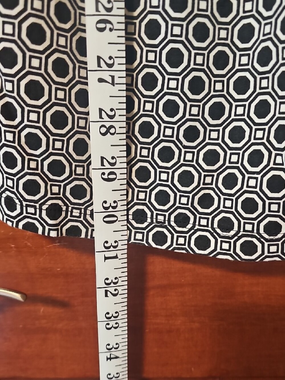 Joe Fresh Black and White Strapless Geometric Dress - Picture 5 of 5
